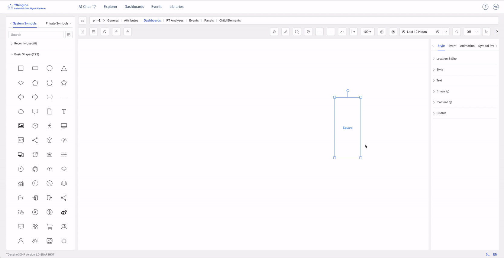 Symbol Progress Property